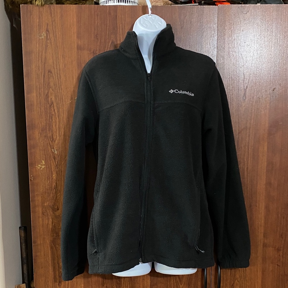 Columbia Black Full-Zip Fleece Jacket